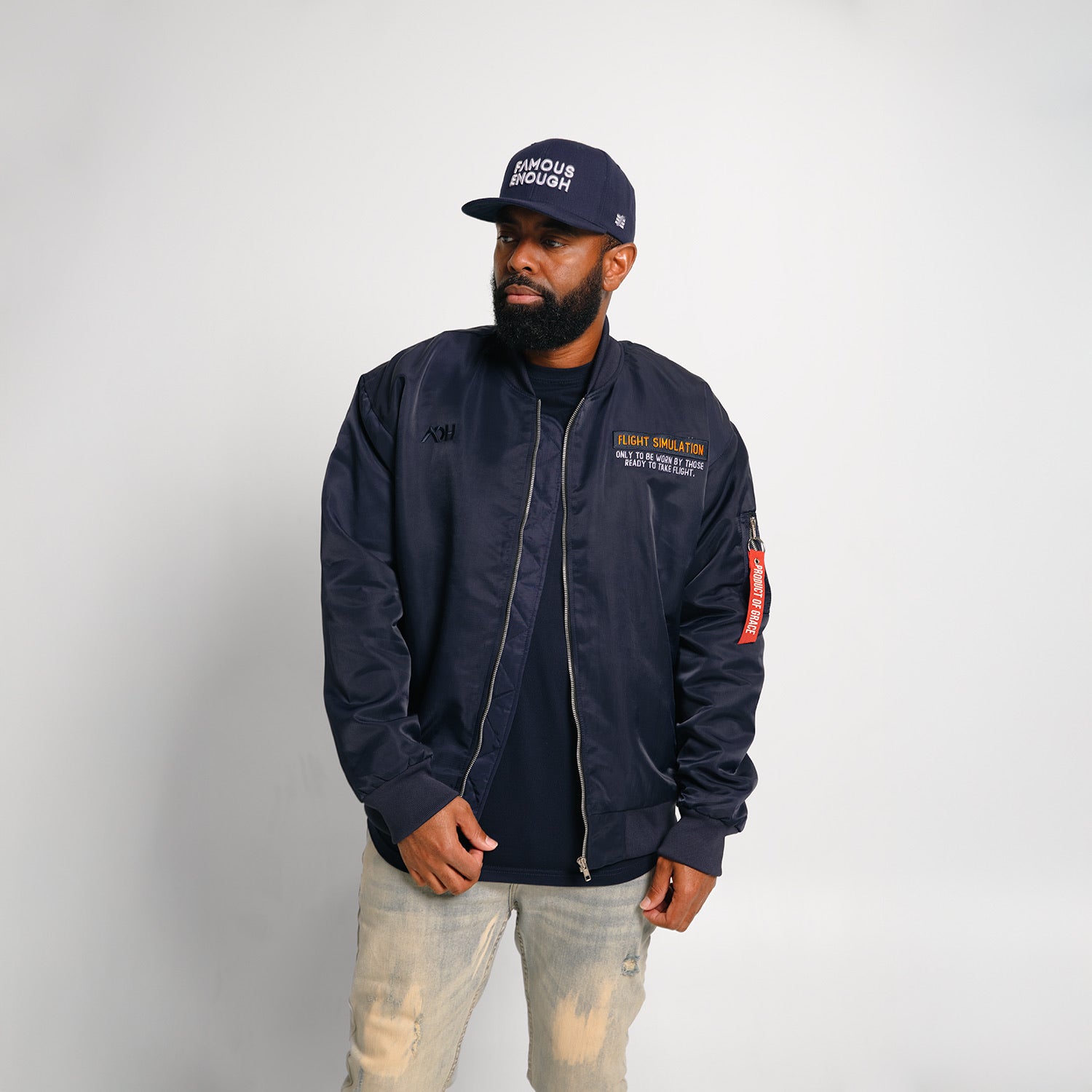 Flight Simulation Jacket- Navy