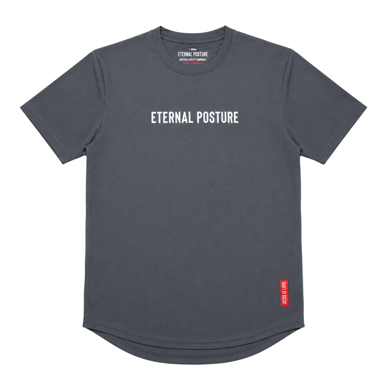 Dry Wick Performance Swoop Tee - Men's Gray