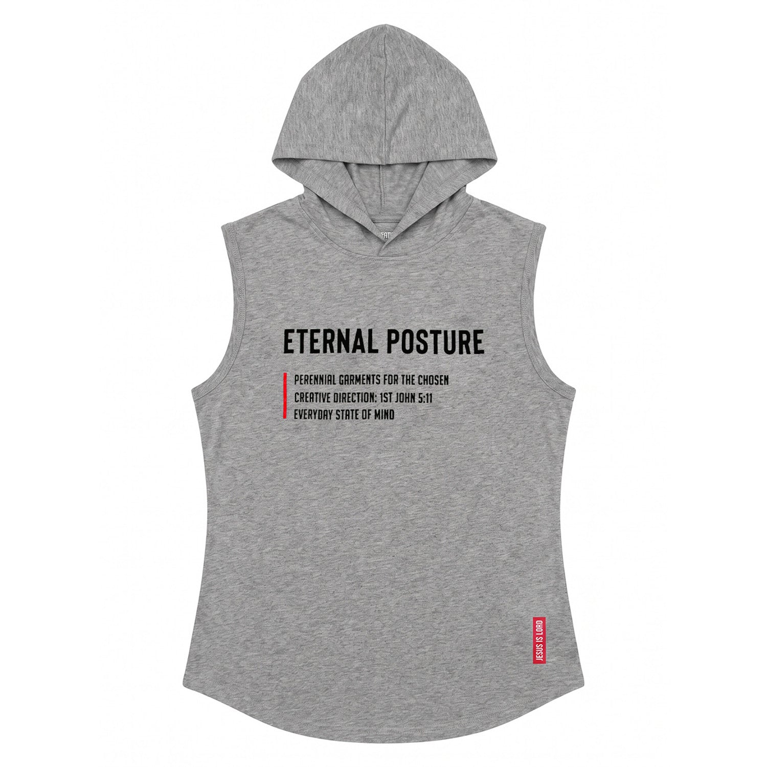EP Performance Cutoff Hoodie - Heather Grey