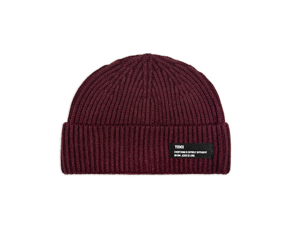 YHWH Beanie- Maroon