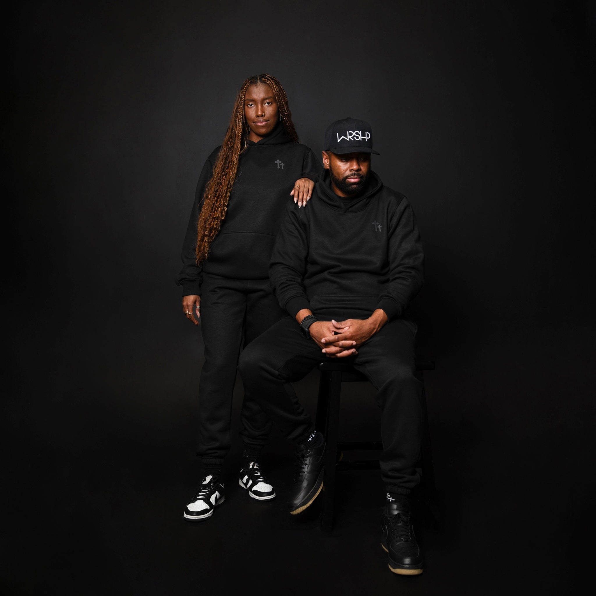 Carry My Cross Hoodie Basic- Black (ONE LEFT)