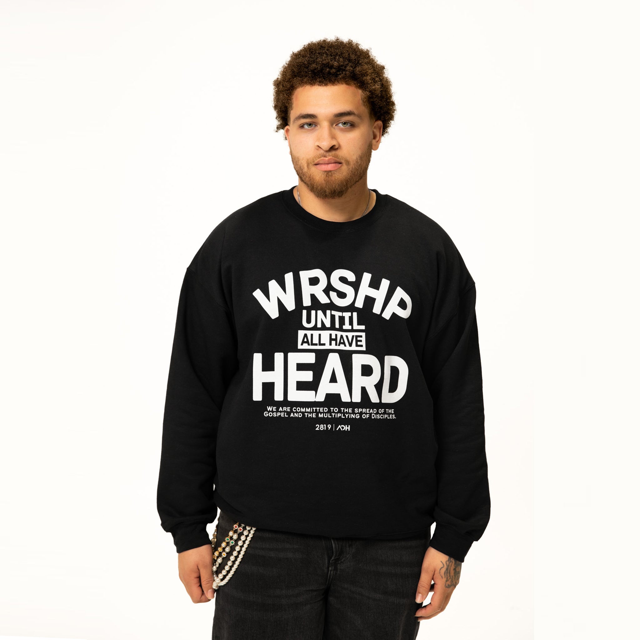 WRSHP Until All Have Heard Crew-Black
