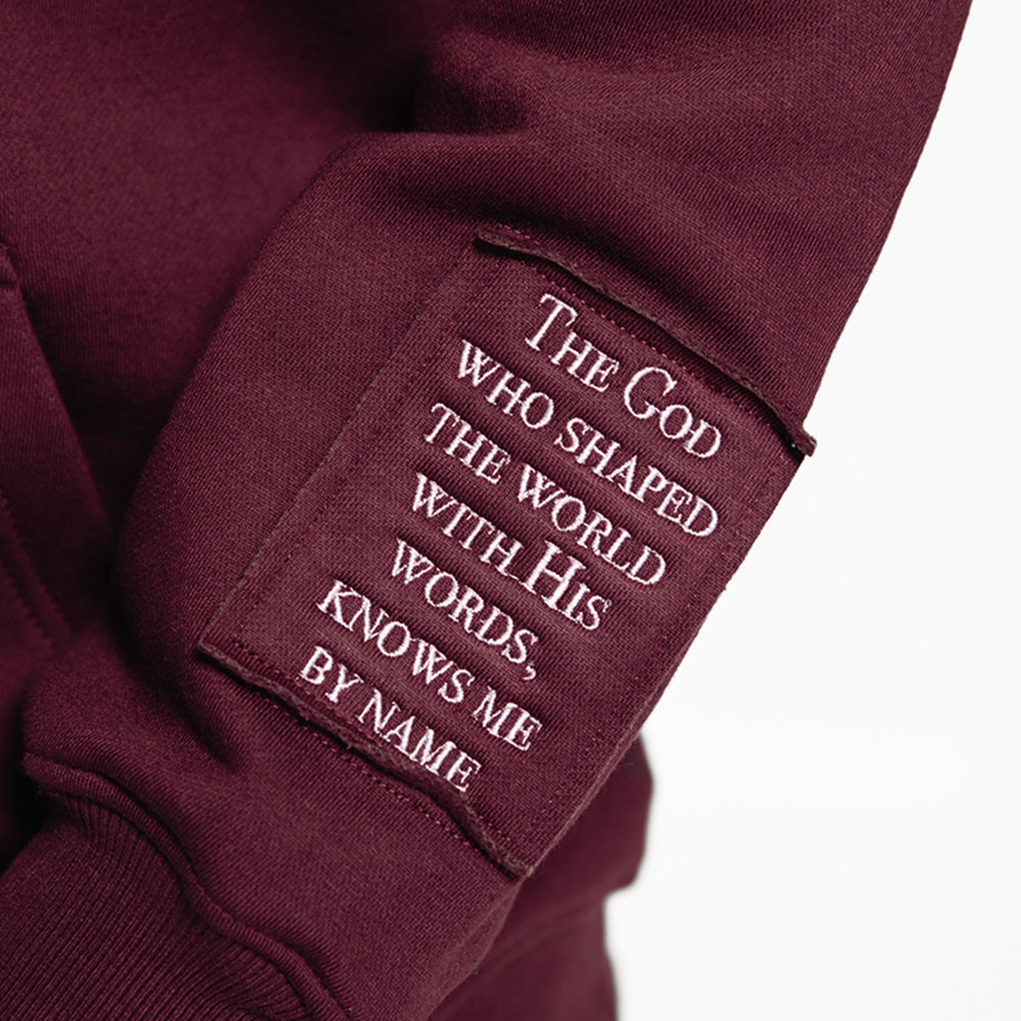 Famous Enough Hoodie-Maroon