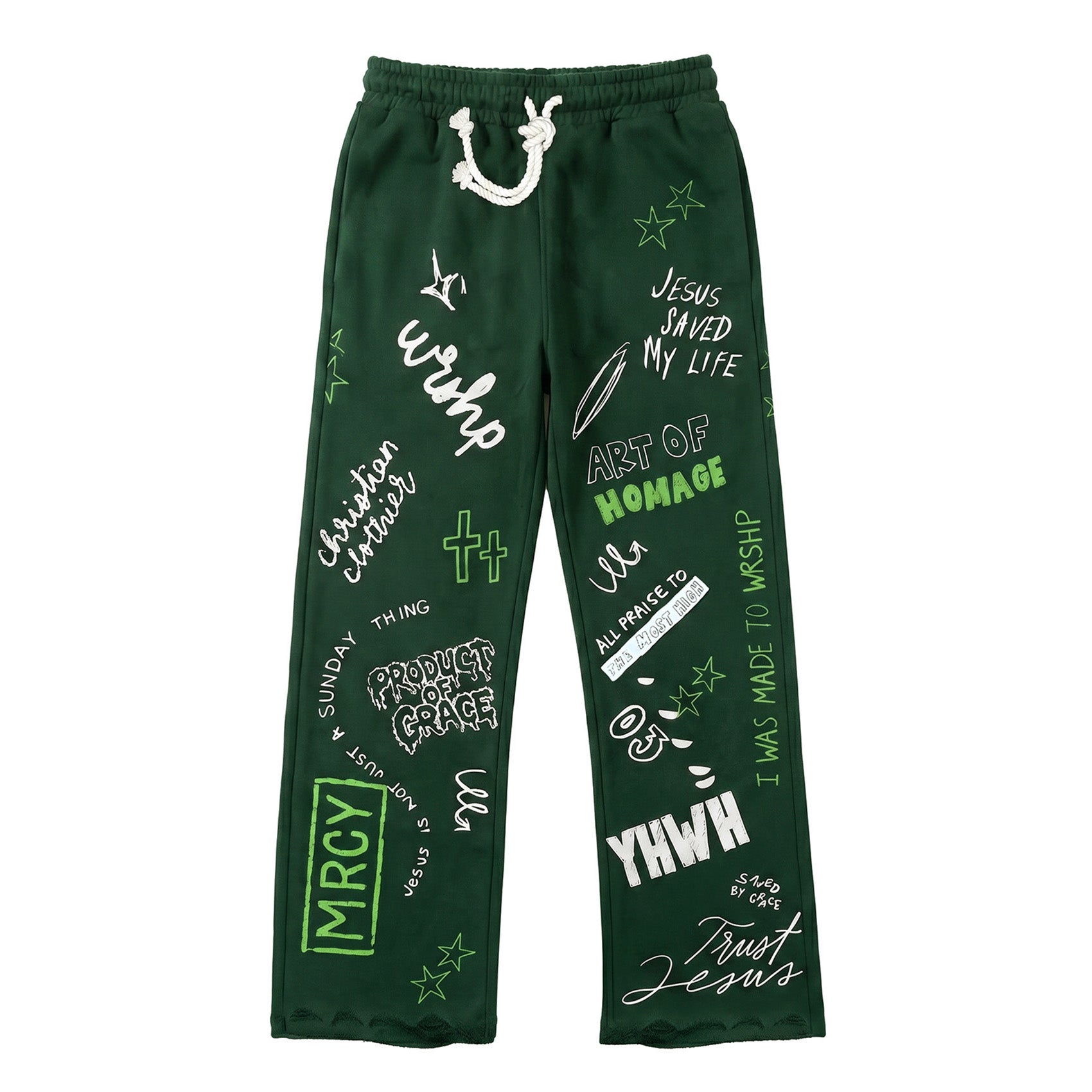 Written In Grace Sweats- Green