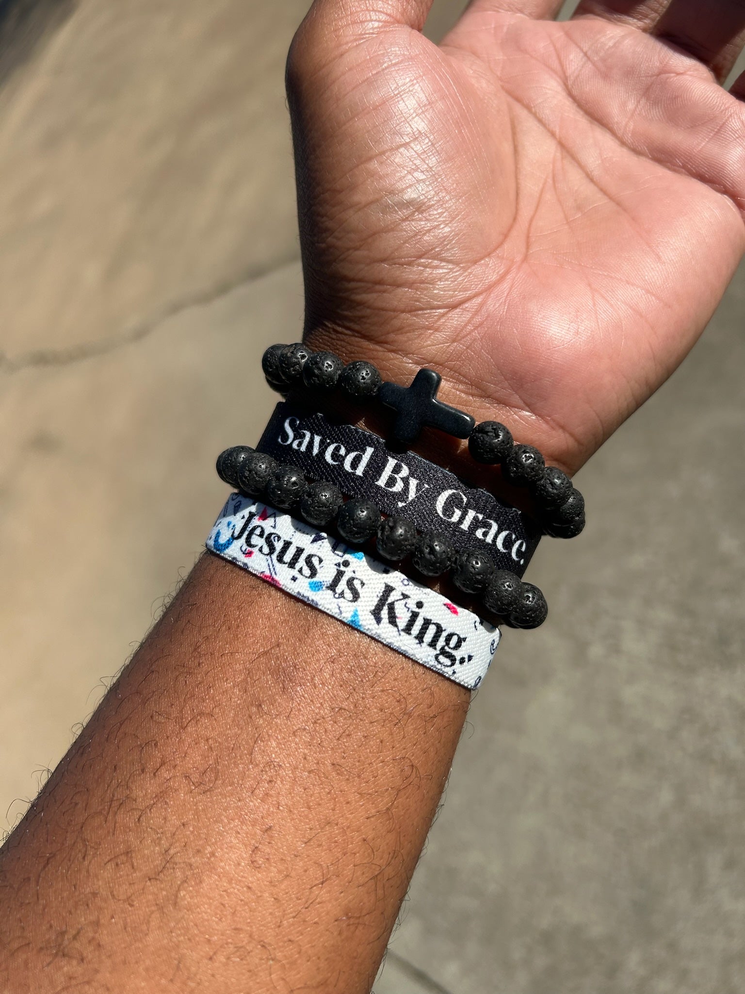 Reversible Faith Wristband 3-Pack