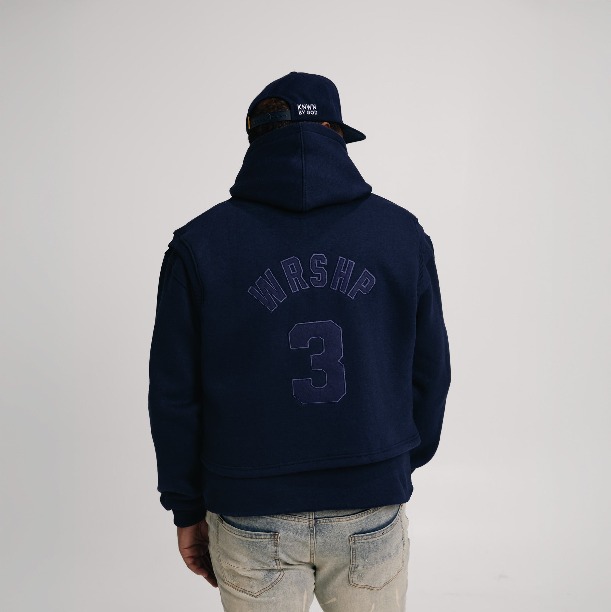 WRSHP Jesus Dual Layered Hoodie