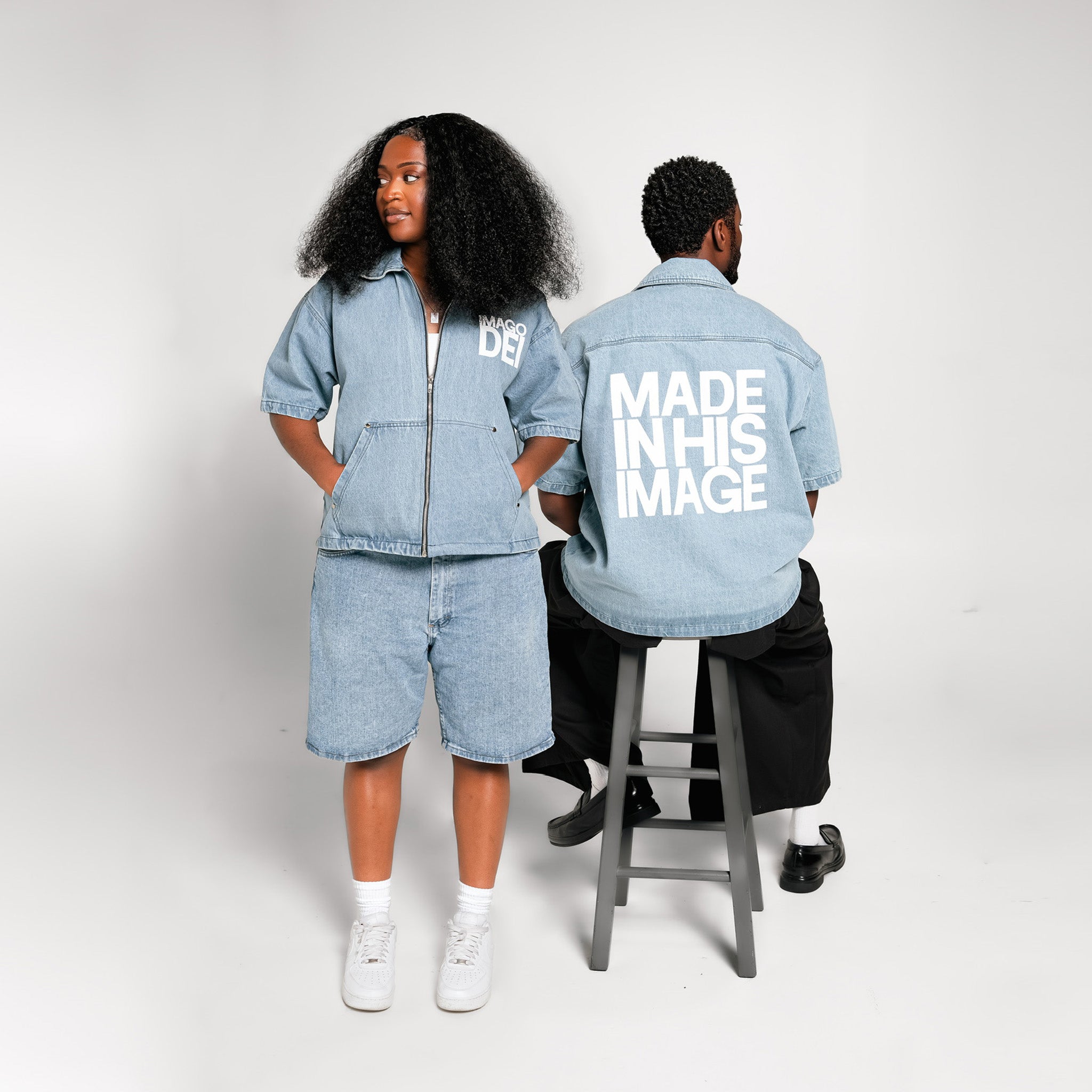 Imago Dei Denim Workwear- Light Wash