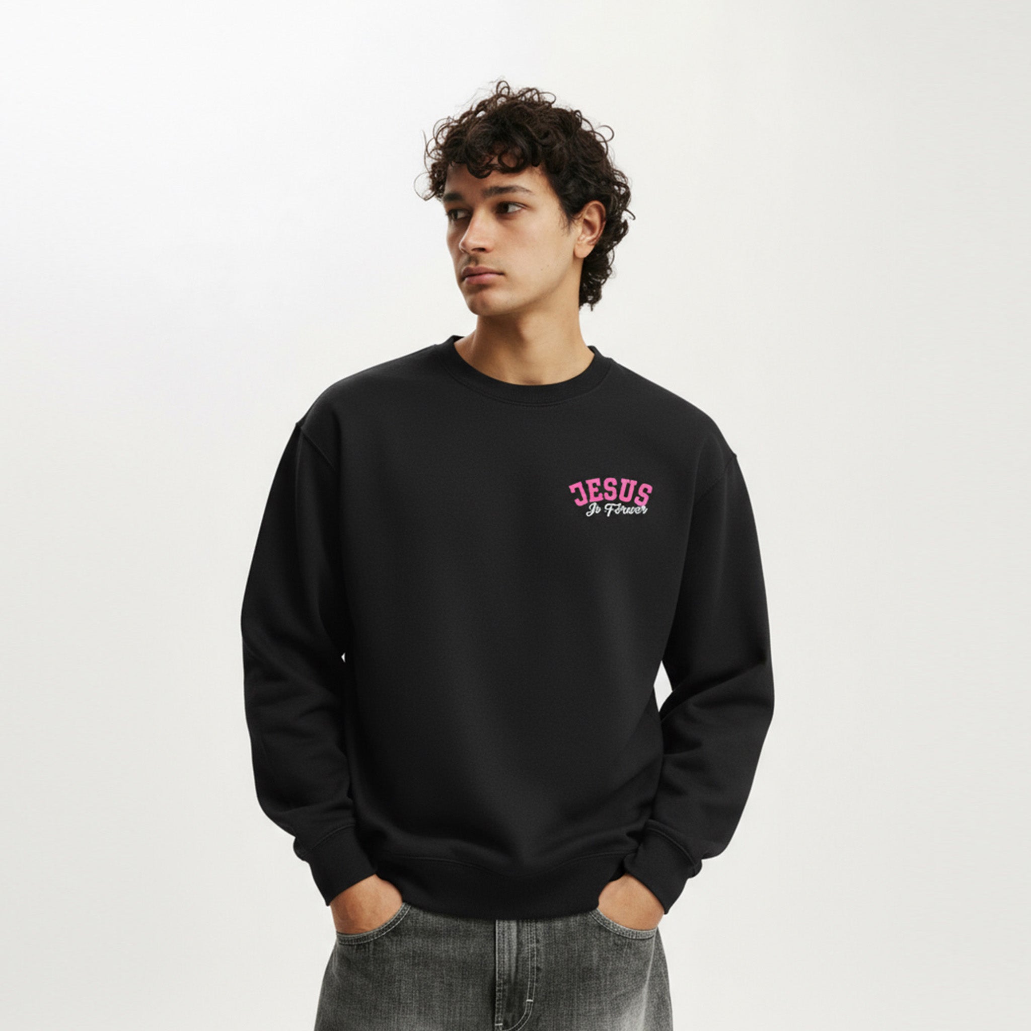 Jesus Is Forever Crew (Breast Cancer Awareness Drop)