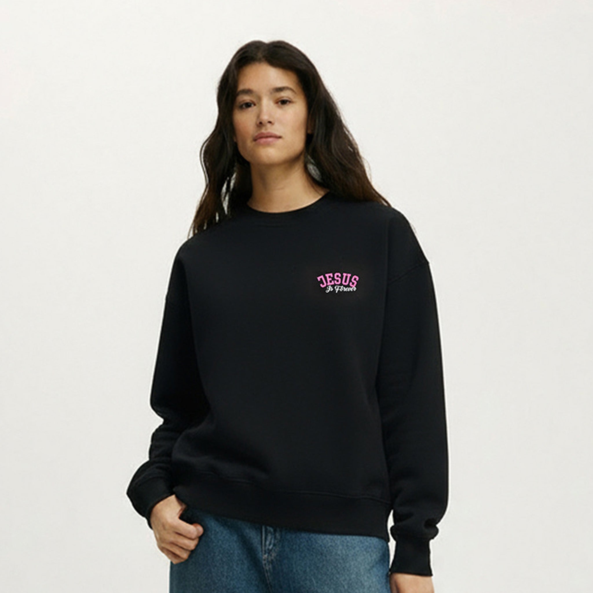 Jesus Is Forever Crew (Breast Cancer Awareness Drop)