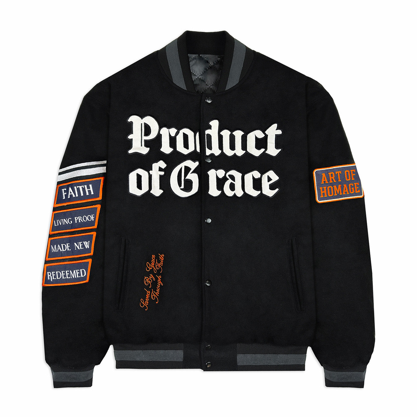 Product of Grace Letterman Jacket