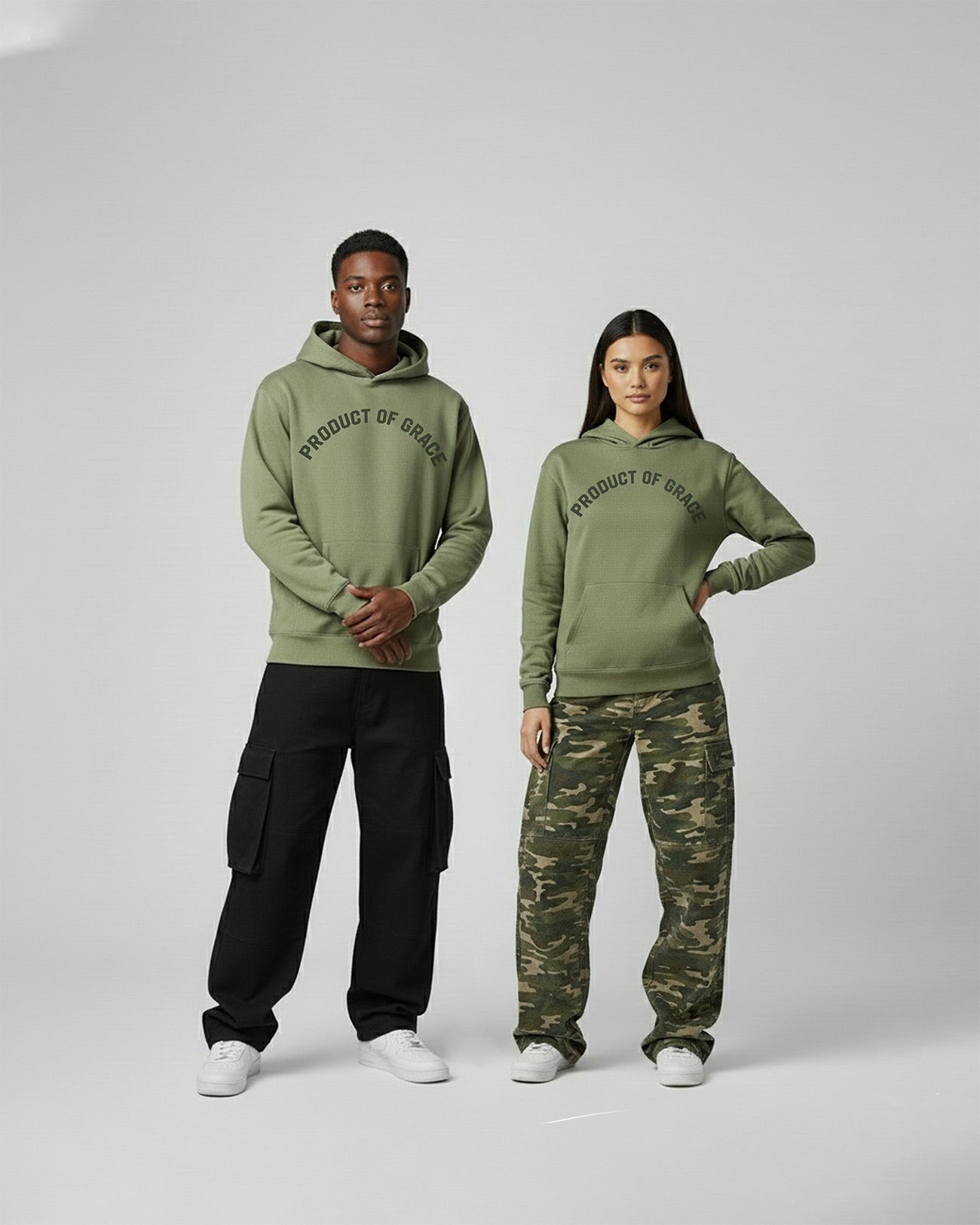 Product of Grace Hoodie-Mint