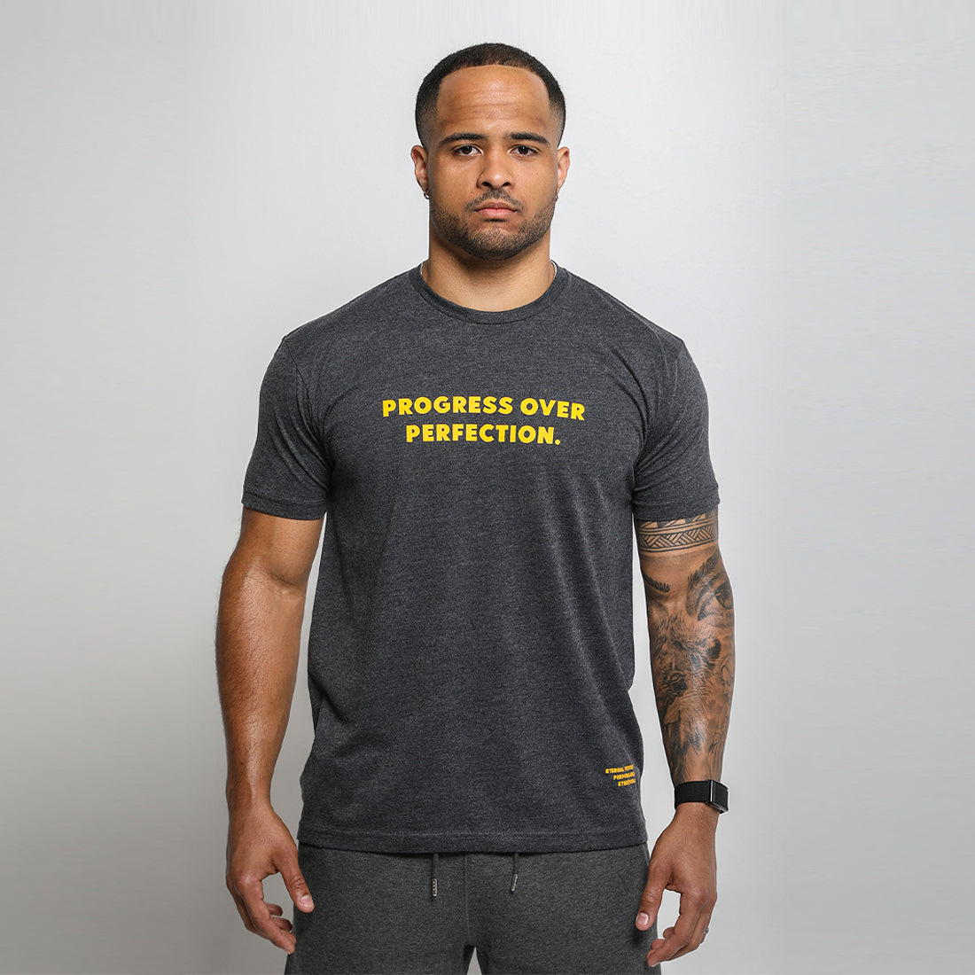 Sueded TechFit Tee-Progress Over Perfection