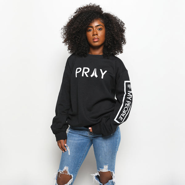 Pray Sweatshirt - Black