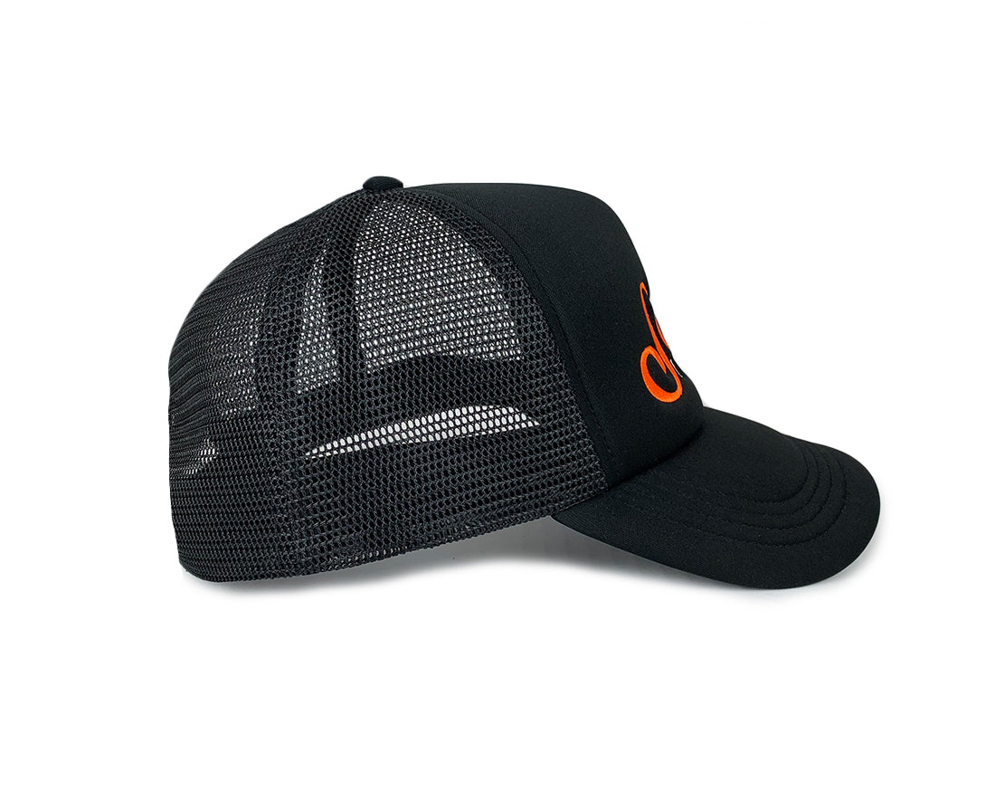 Sorry I Was Praying Puff Trucker - Orange