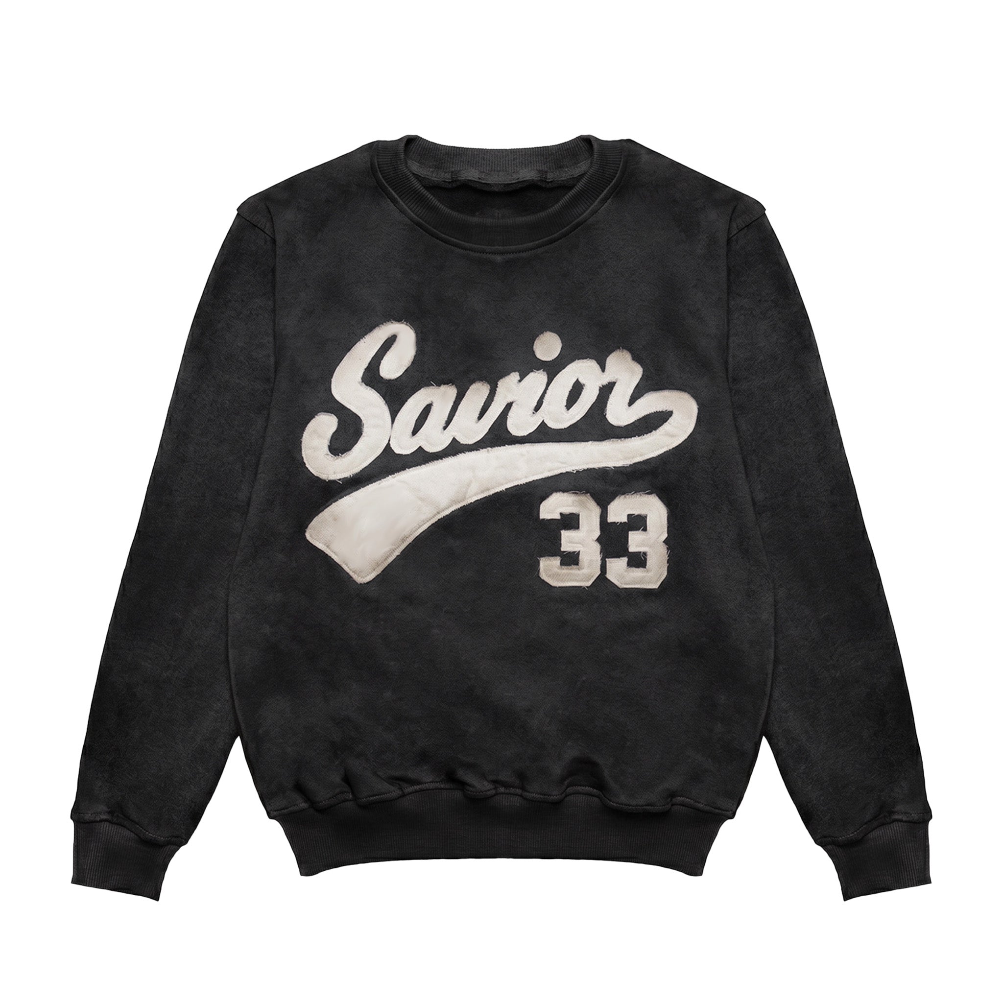 Vintage Savior Crew- Acid Wash
