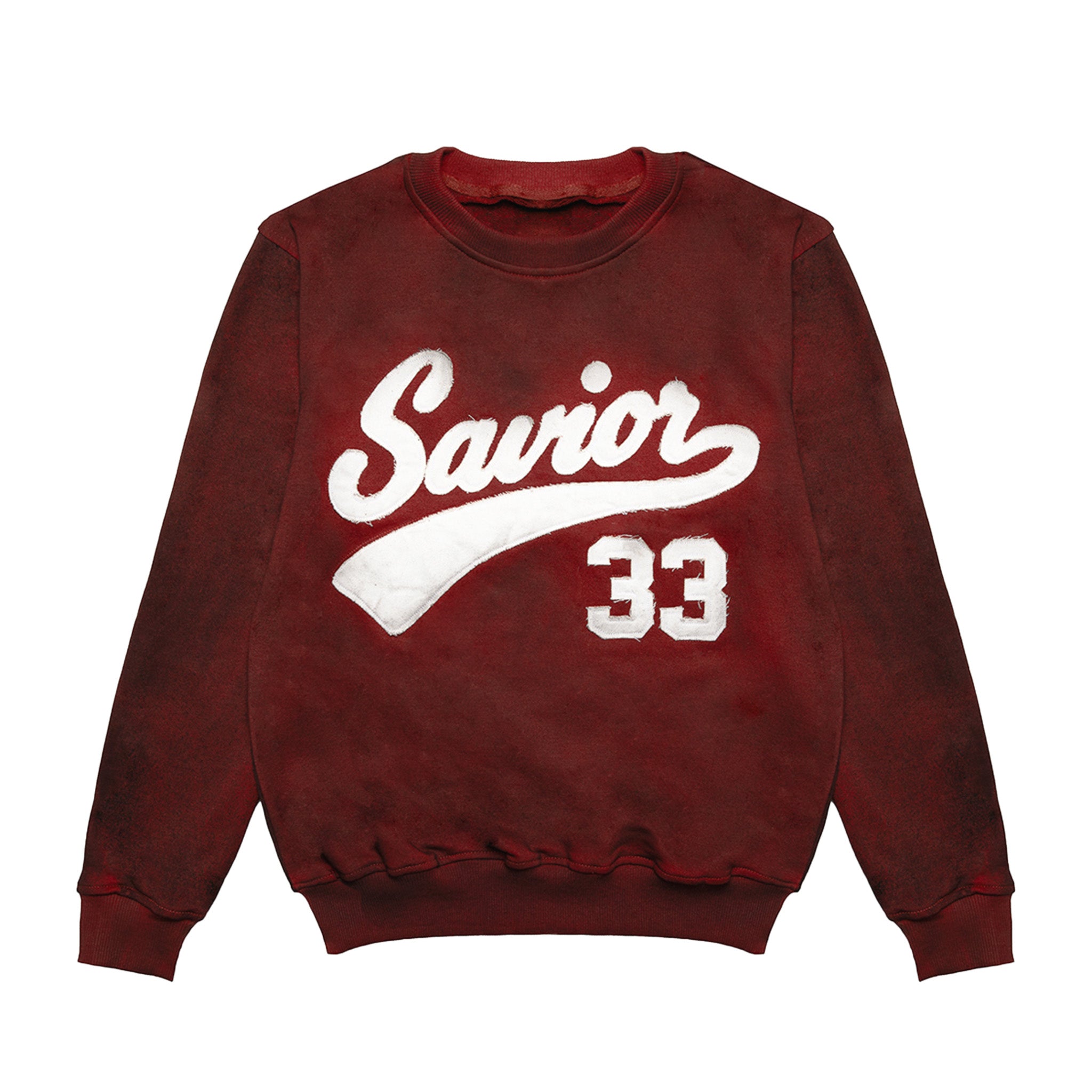 Vintage Savior Crew- Red