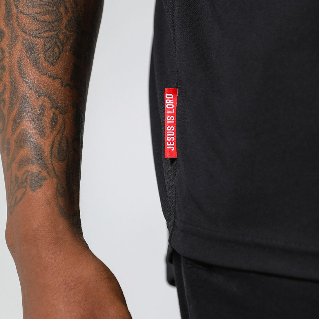 Dry Wick Performance Swoop Tee - Men's Black