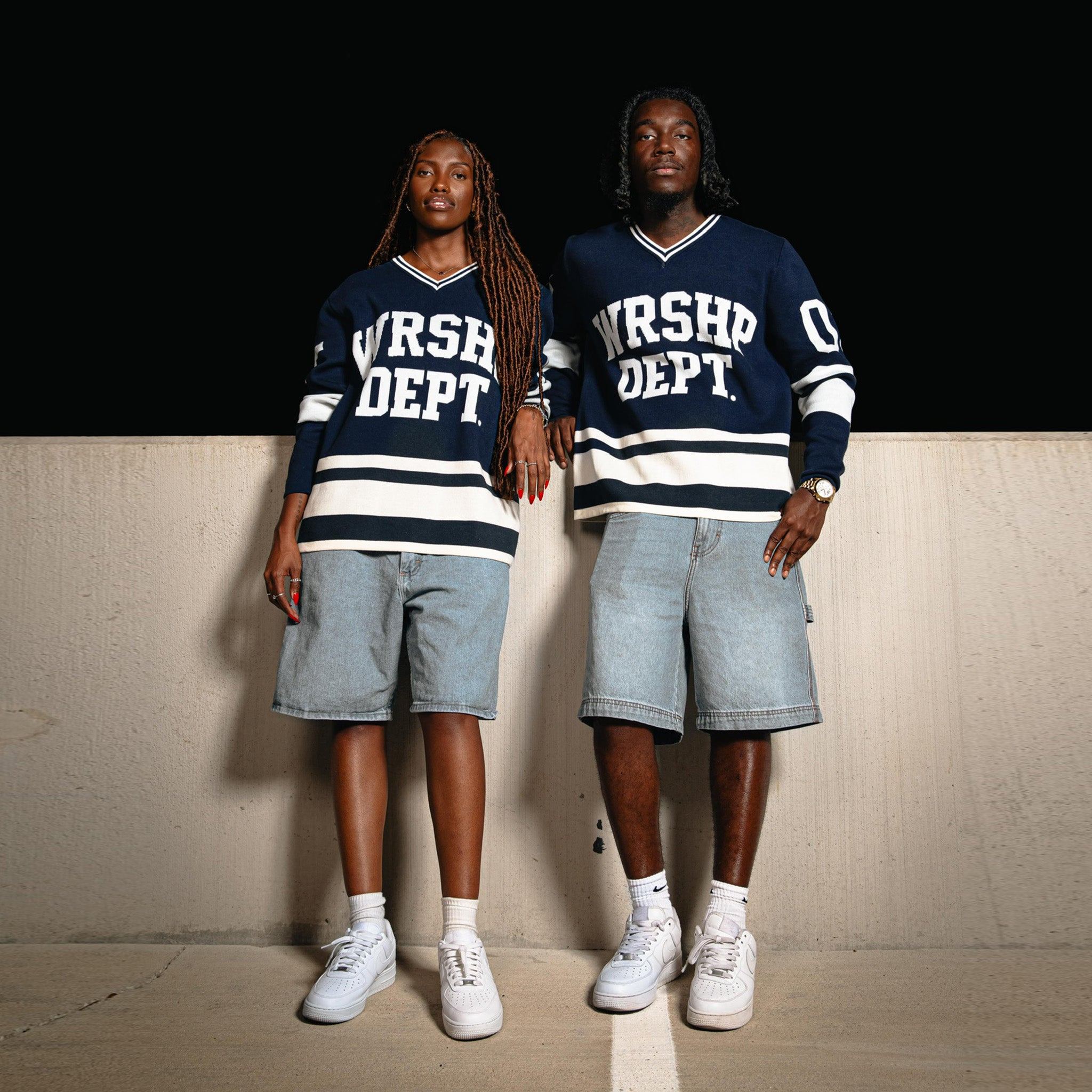 WRSHP Dept Hockey Knit- Navy