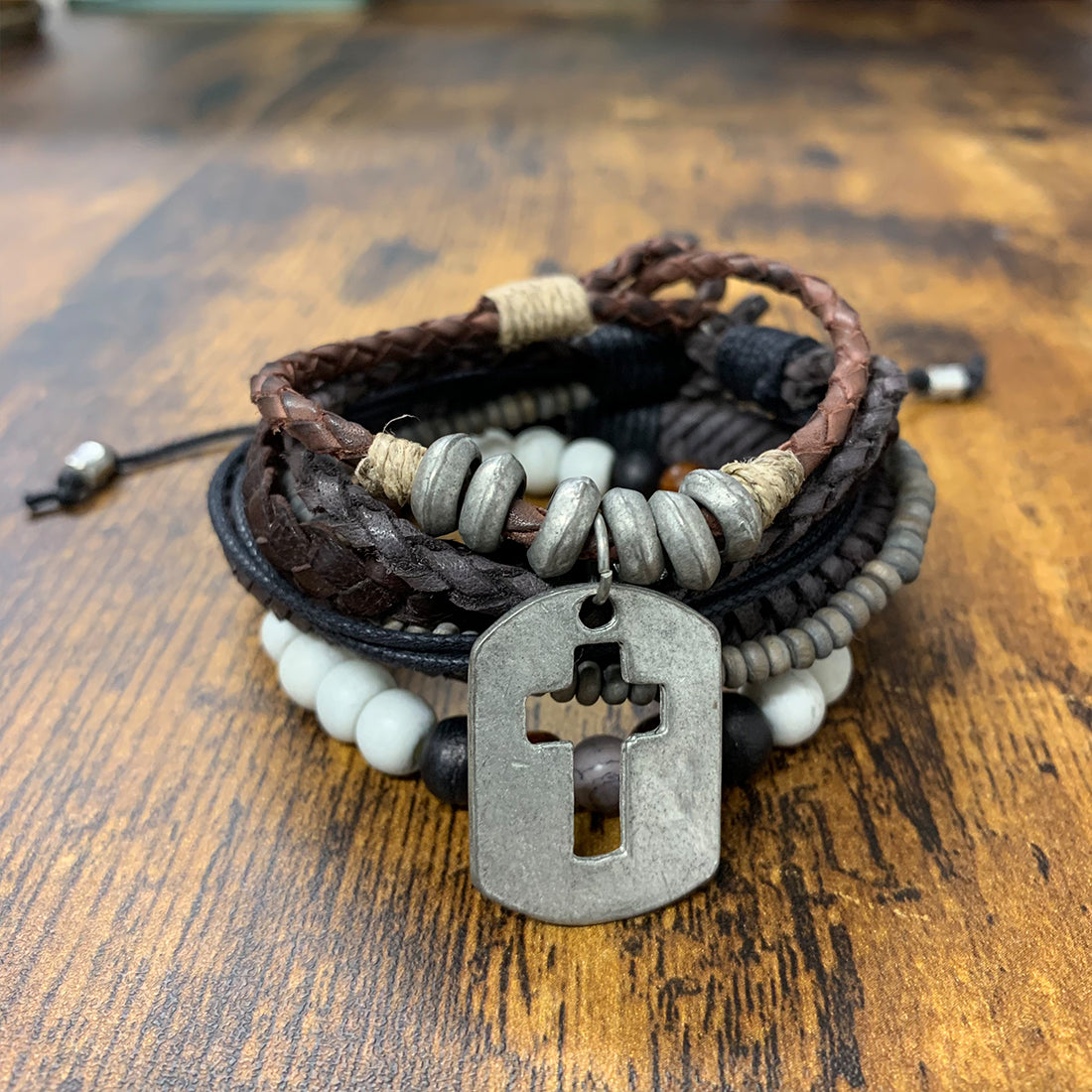 Trinity Tribal WristPack- Hollow Cross