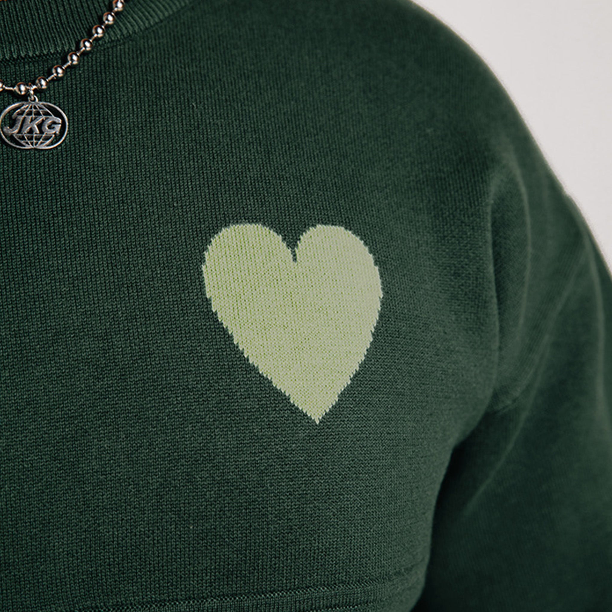 By His MRCY Heavy Knit Tee-Green
