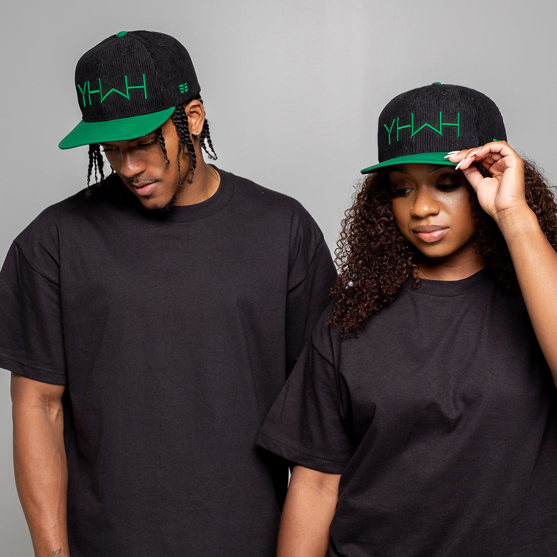 Corduroy YHWH Snapback - Garden Grove