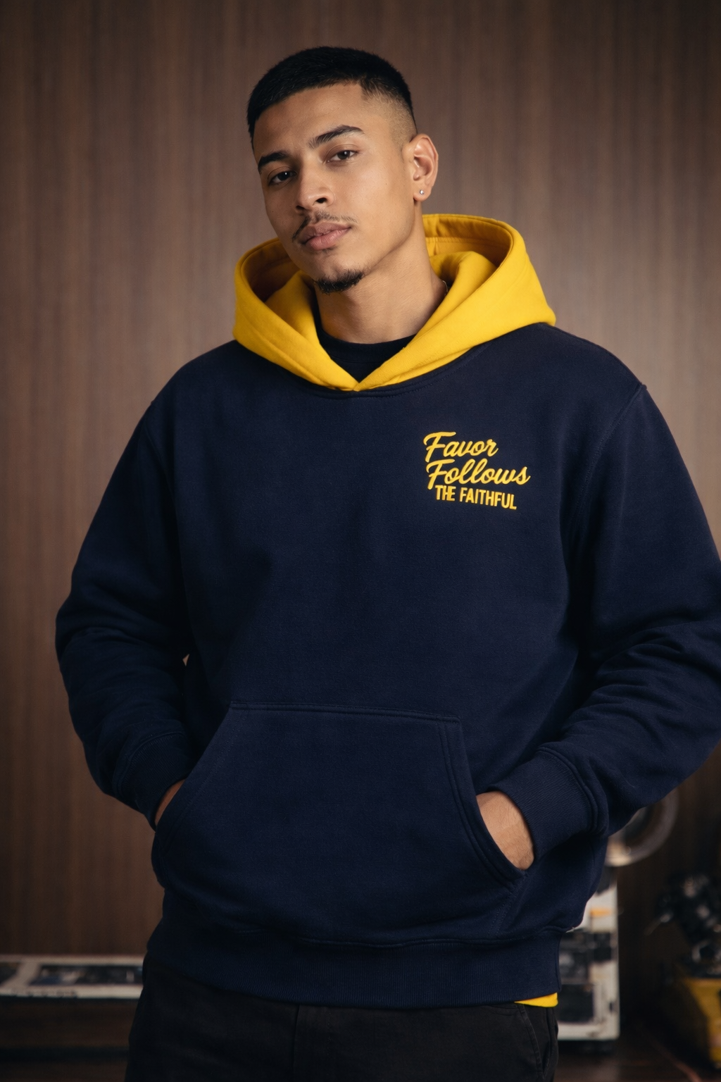 Favor Follows The Faithful -Navy