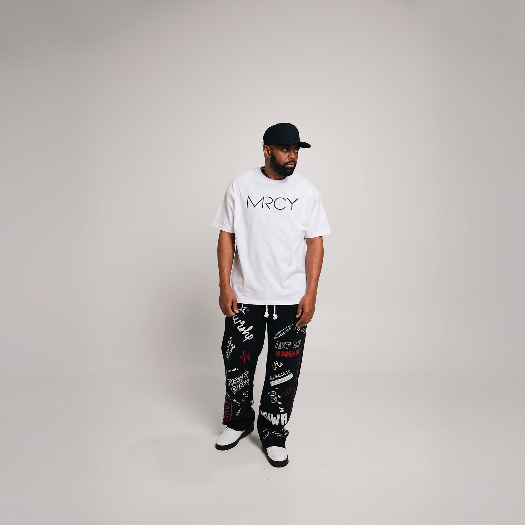 Classic MRCY Tee-White
