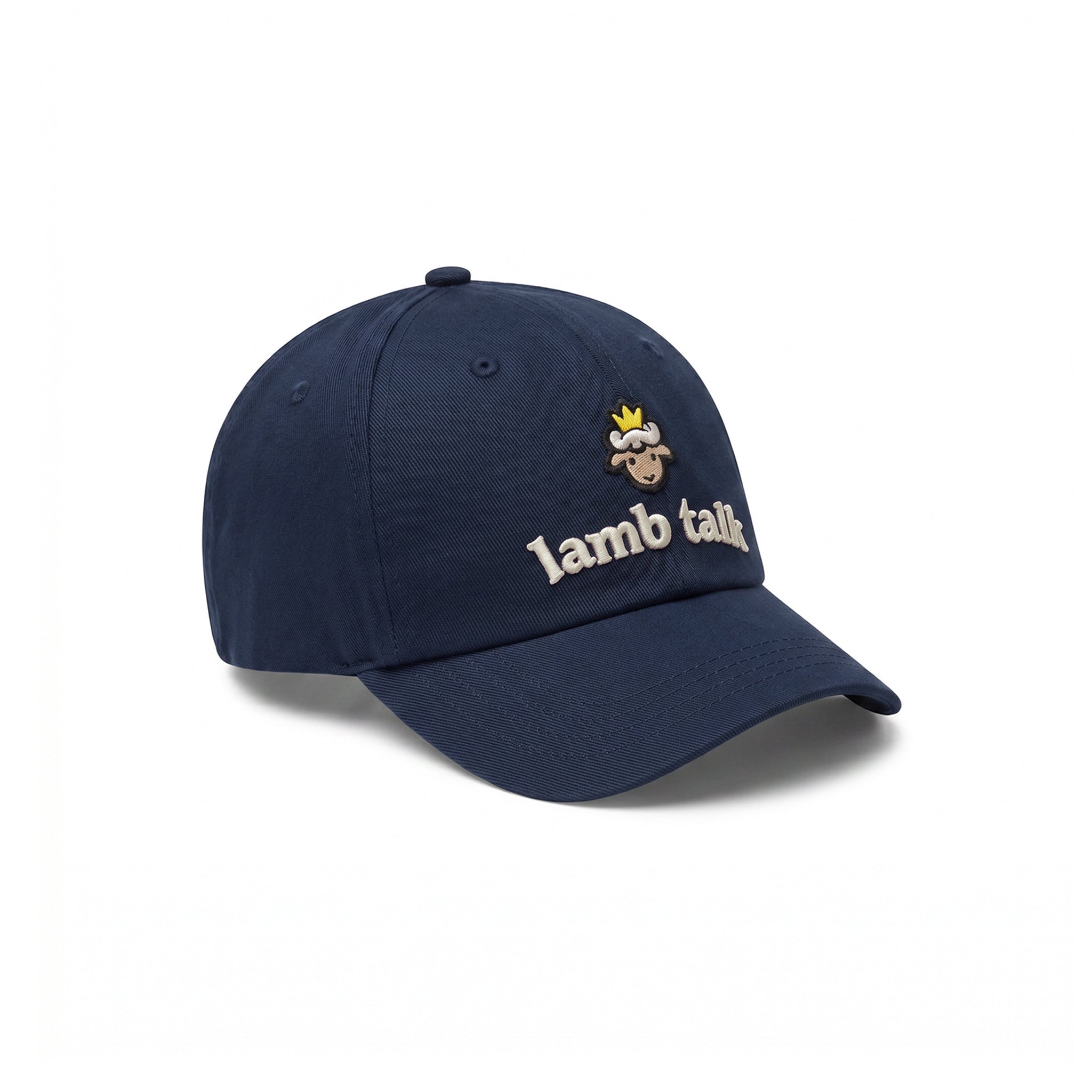 Lamb Head Short Bill Cap - Navy
