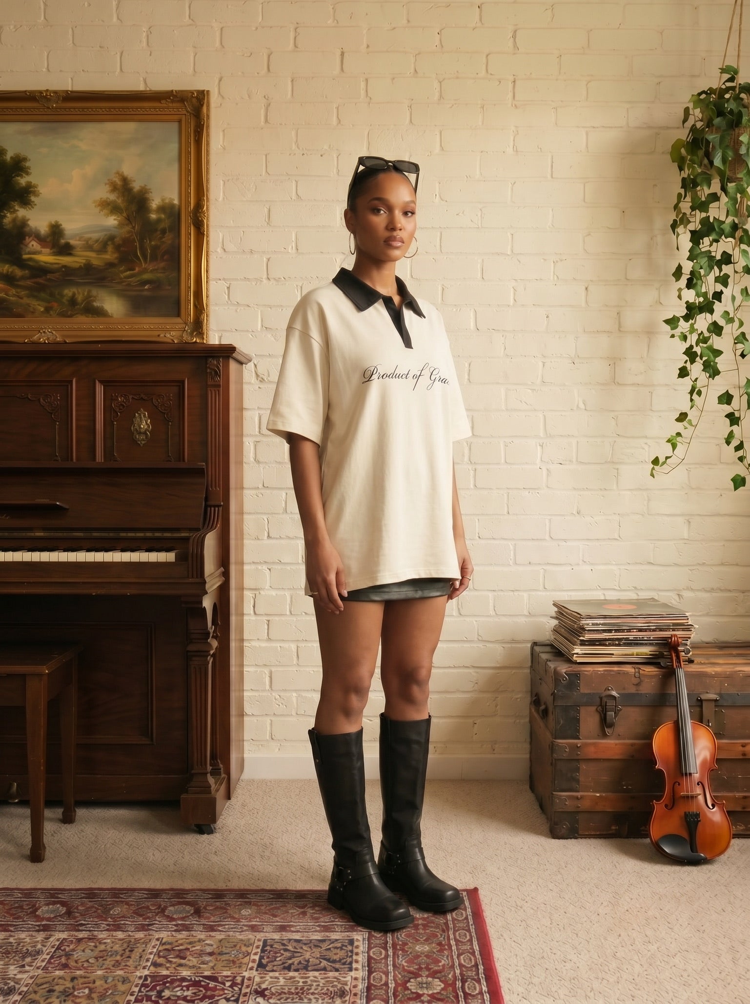 Product of Grace Collar Tee