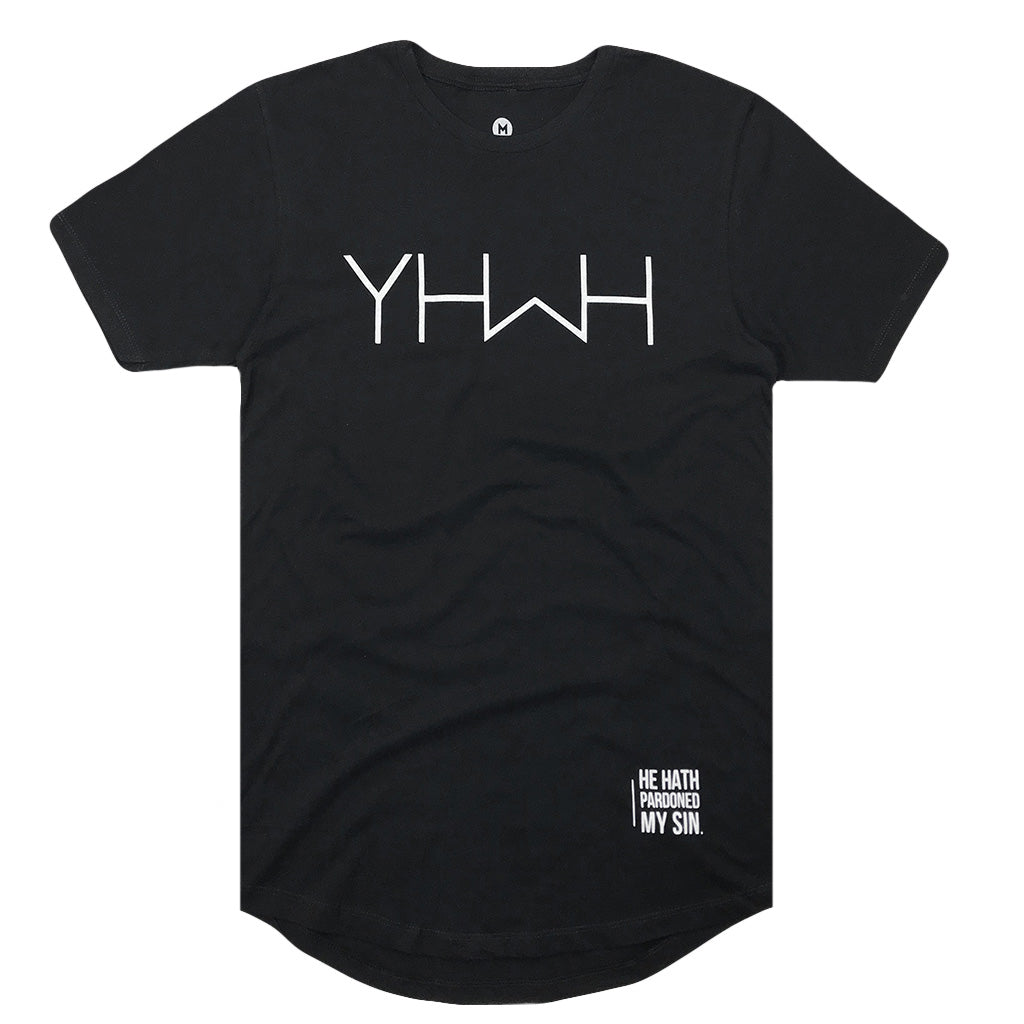 YHWH Swoop Tee (Black)