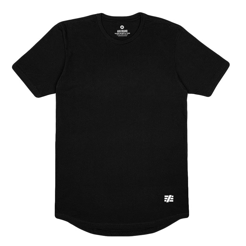 AOH Basic Swoop Tee (Black)