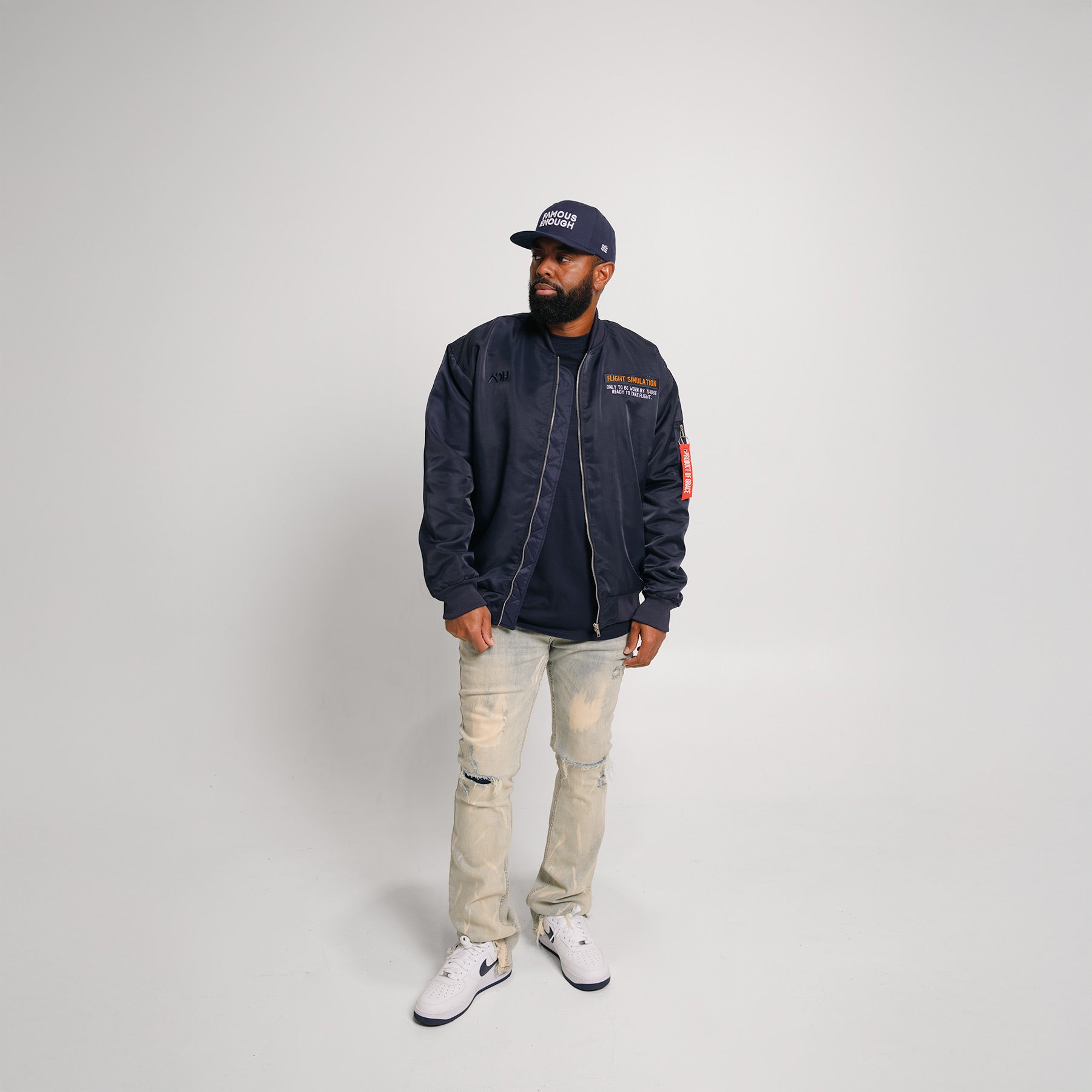 Flight Simulation Jacket- Navy