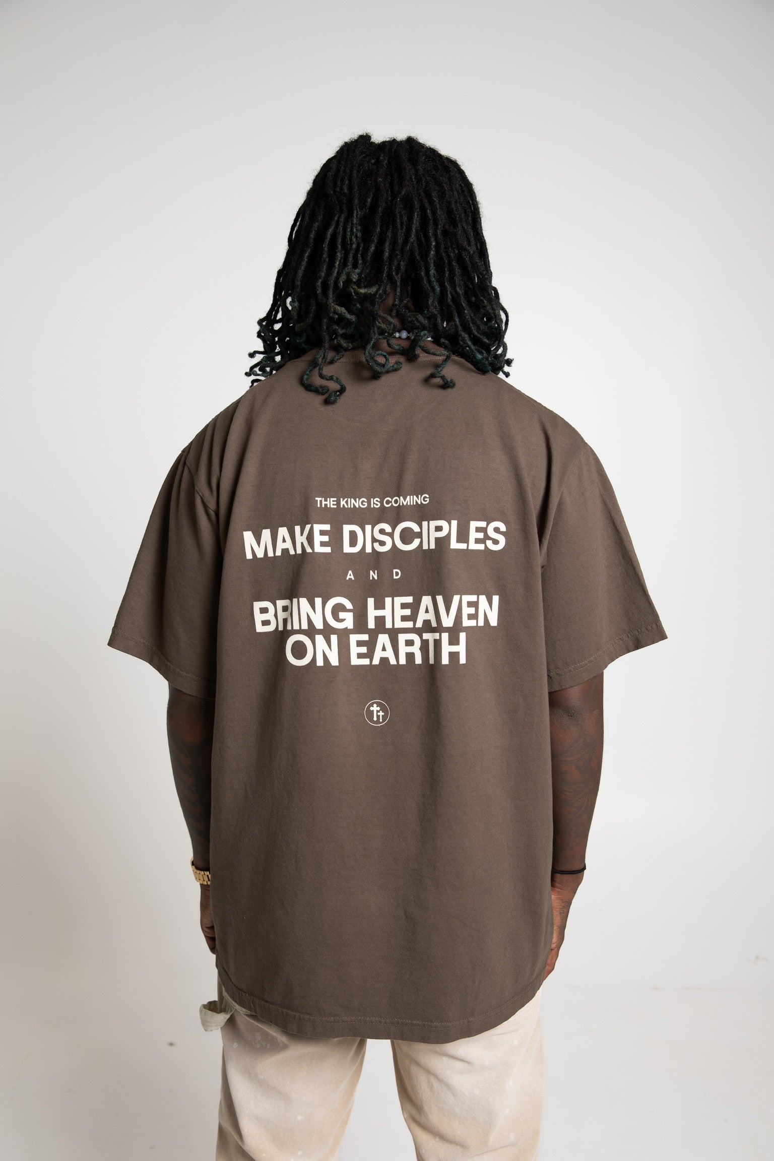Hosanna Minimal Box Tee- Mocha