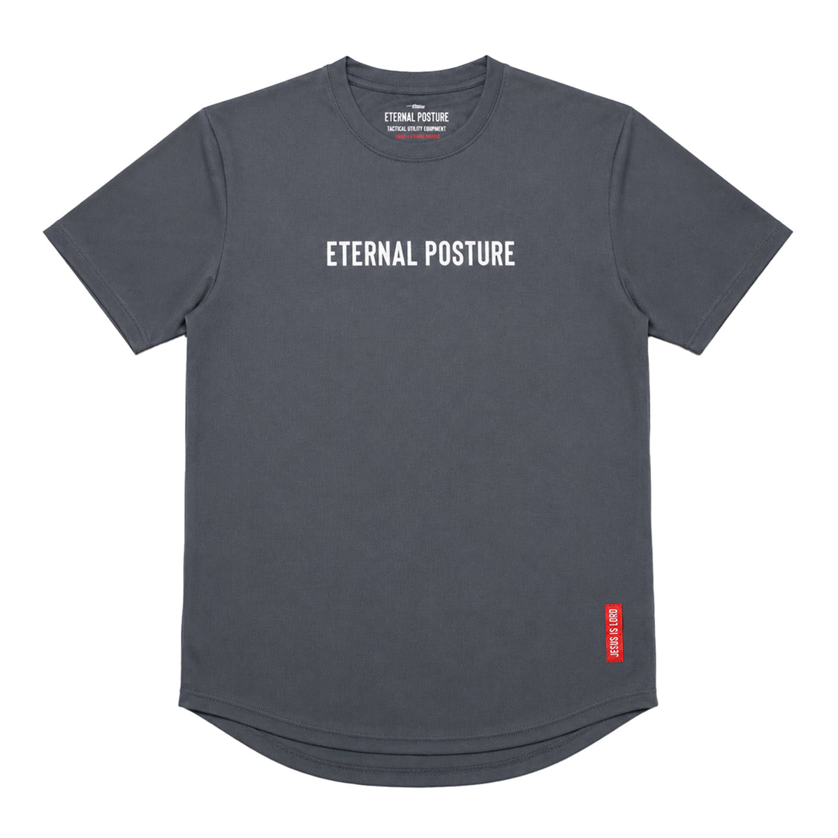 Dry Wick Performance Swoop Tee - Men's Gray