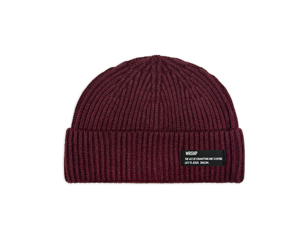 WRSHP Beanie- Maroon