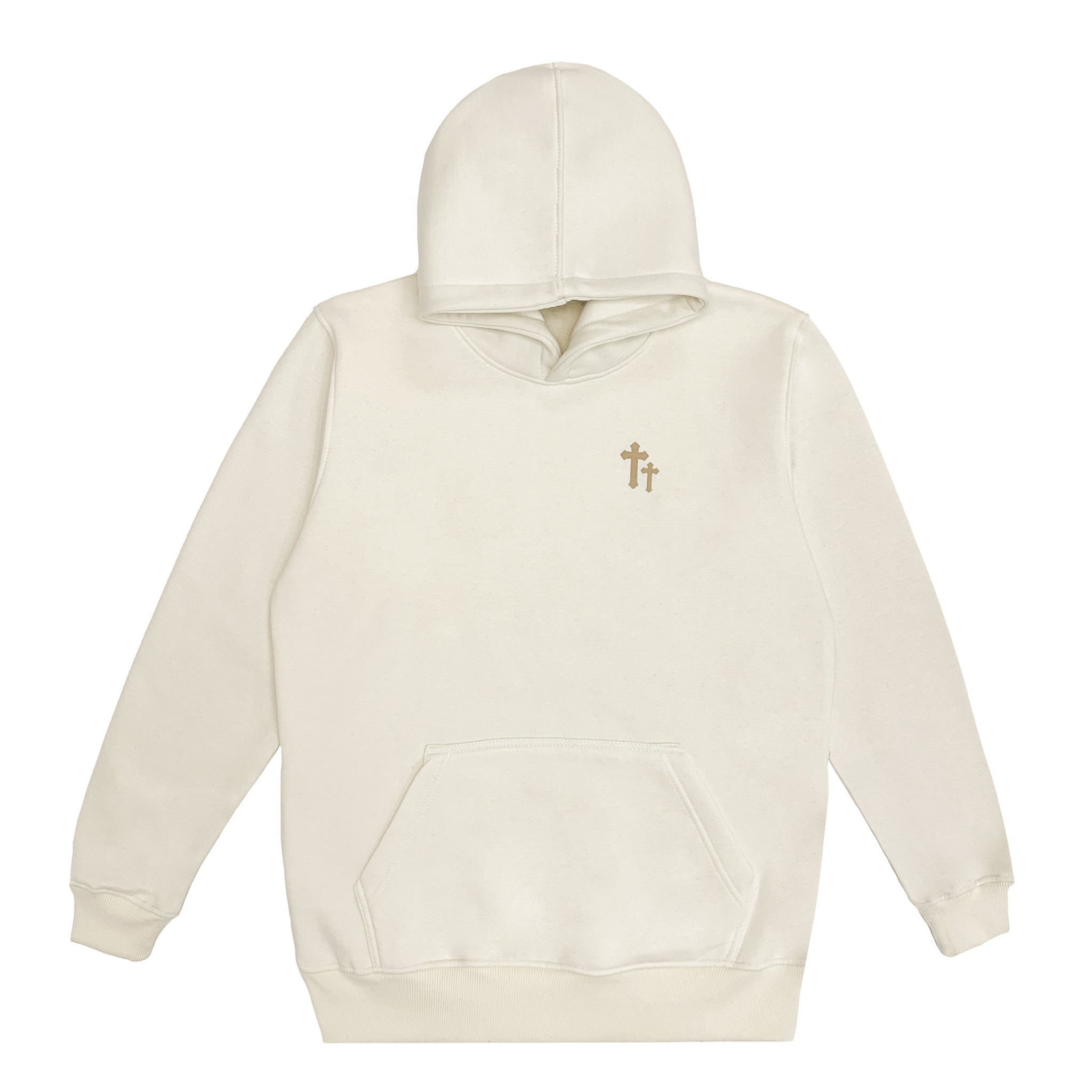 Carry My Cross Hoodie Basic- Cream