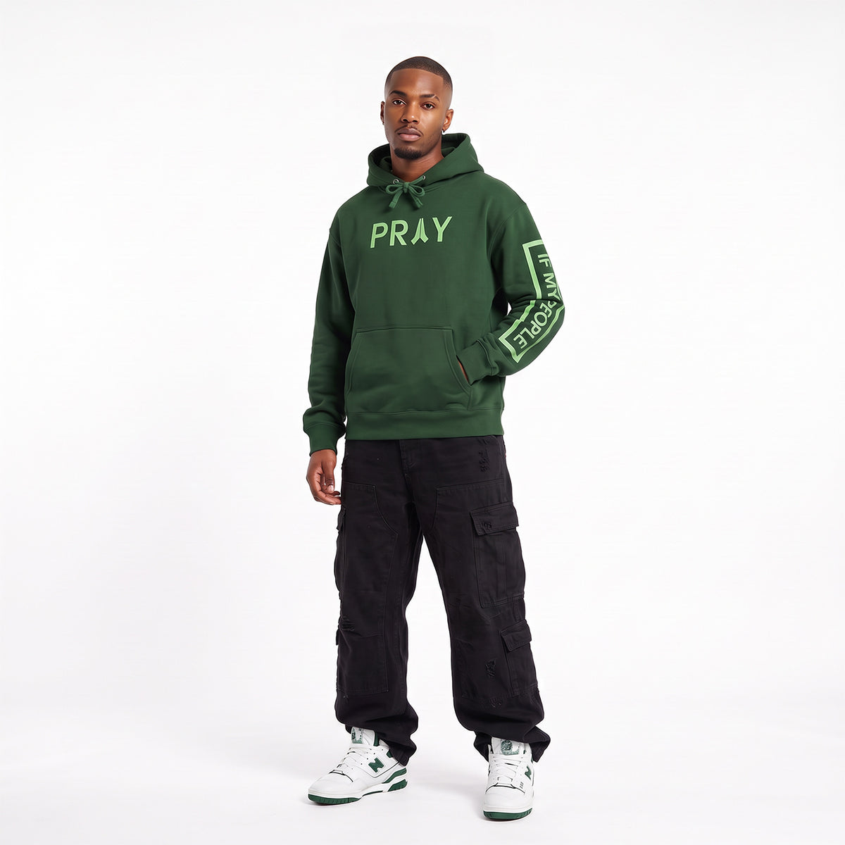 If My People Pray Hoodie- Green