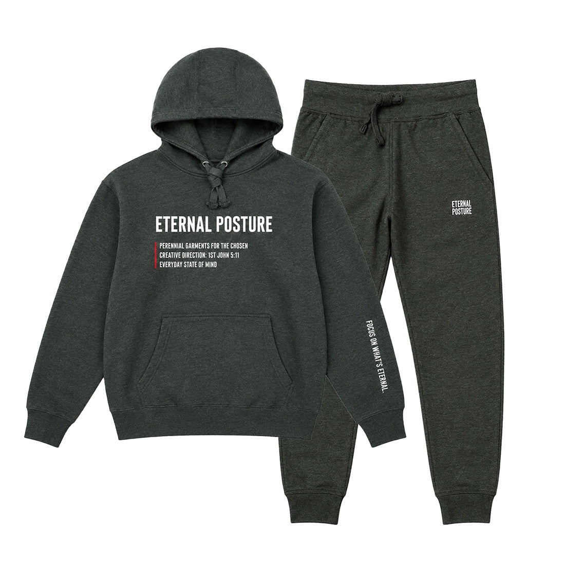 EP Comfort Fleece Tracksuit - Heather Grey
