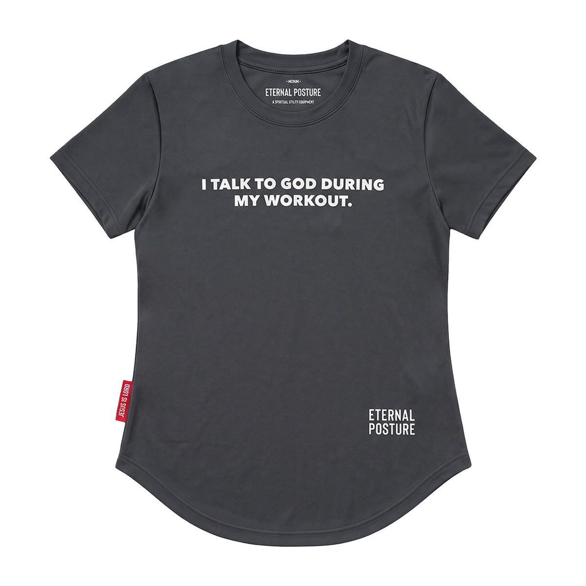 Dry Wick Performance Tee - Heather Gray