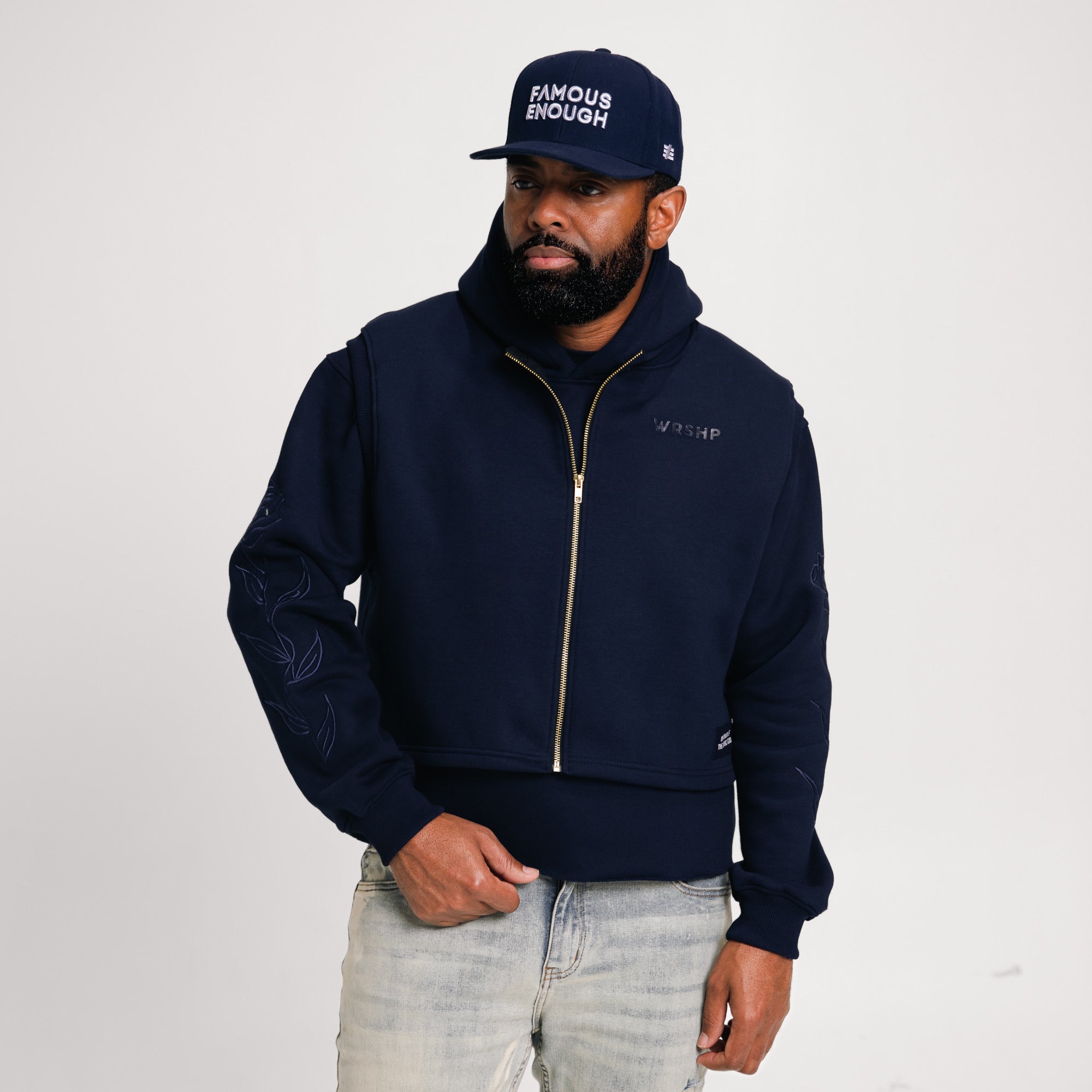 WRSHP Jesus Dual Layered Hoodie