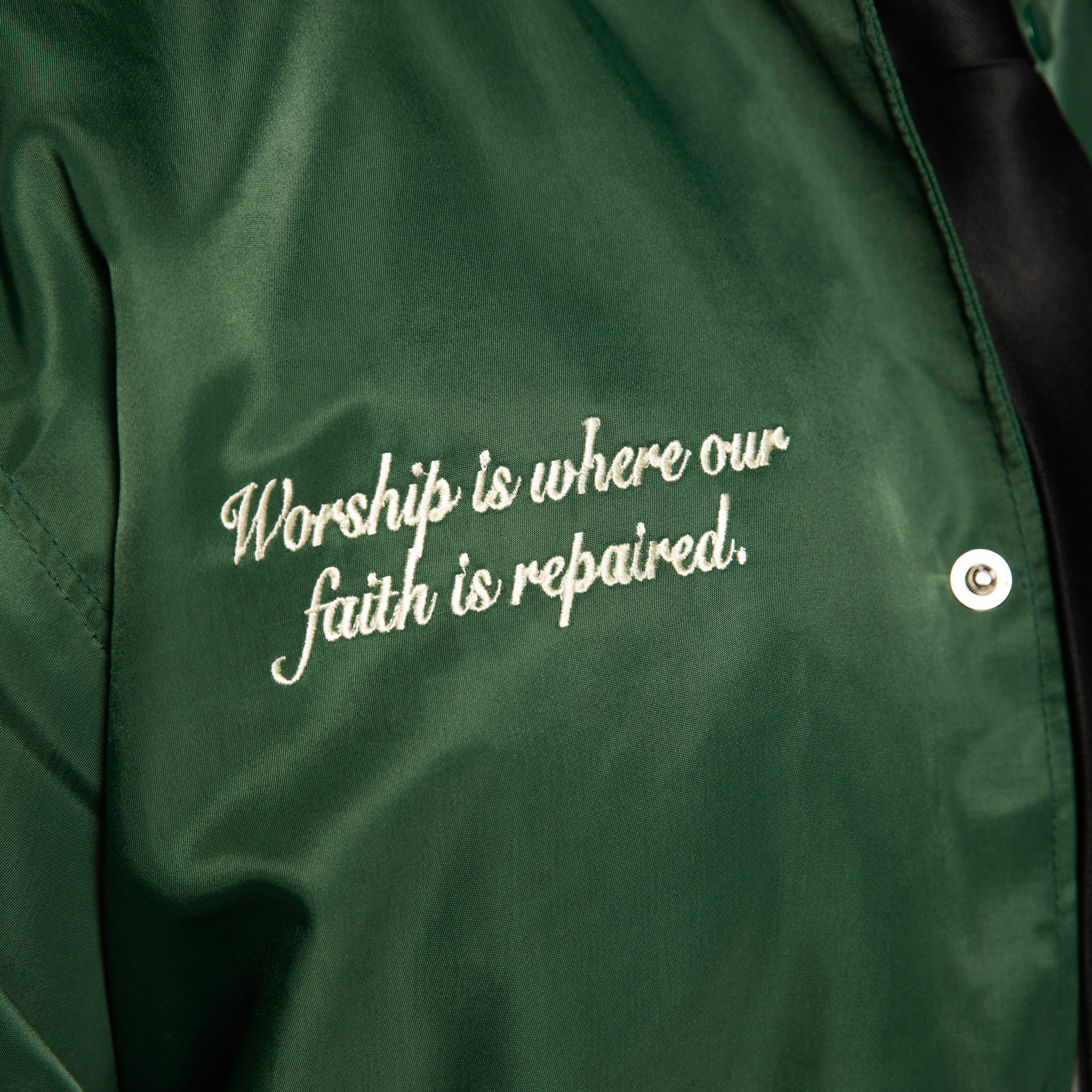 Broken Faith Repair Club Bomber Jacket