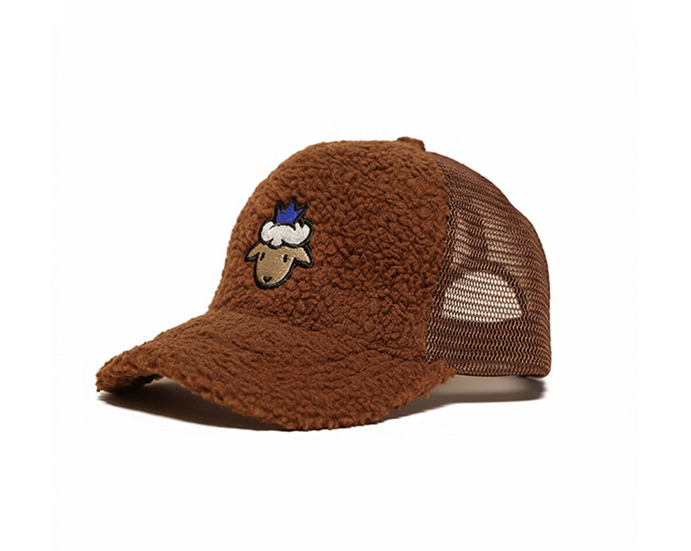 Lamb Head Sherpa Trucker