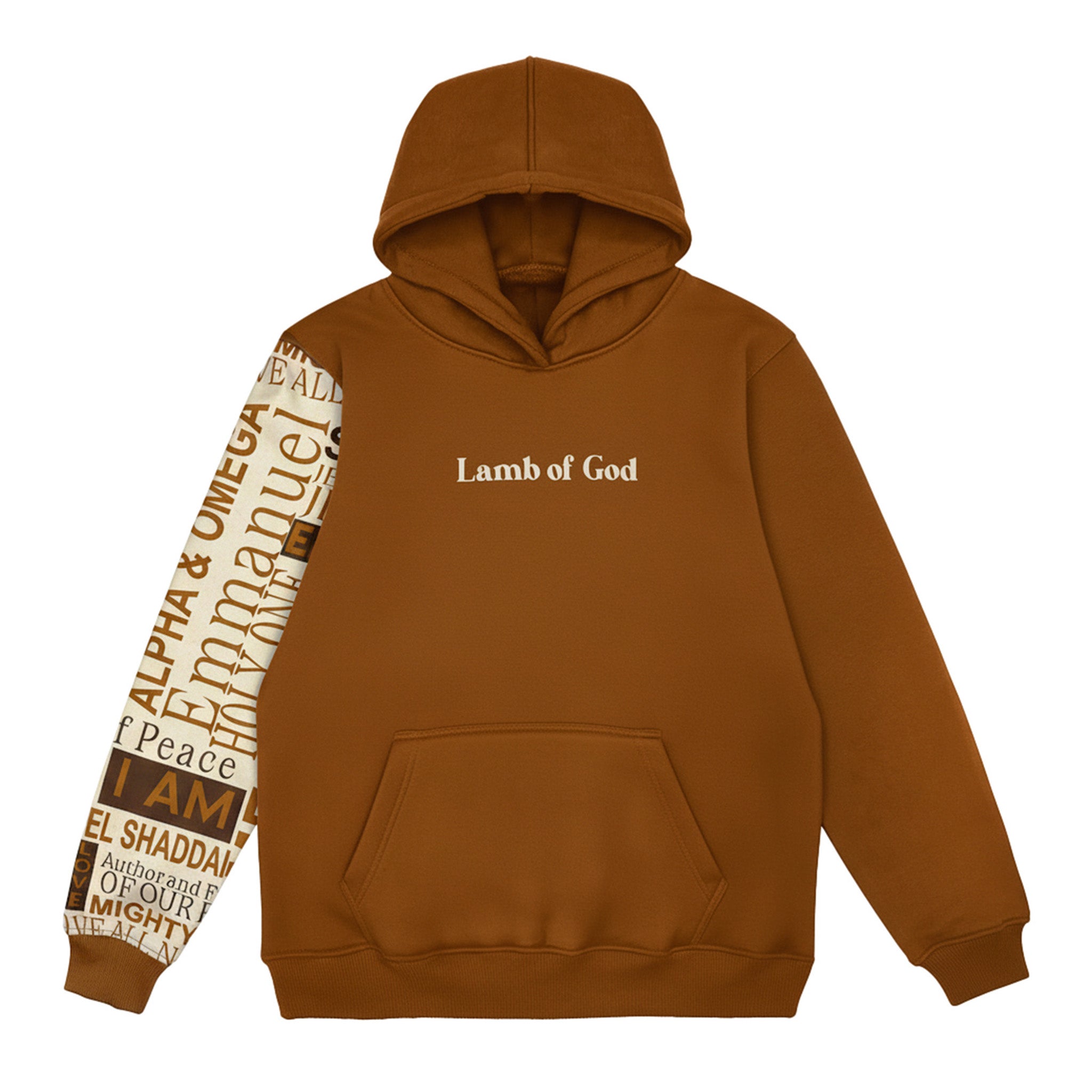 Lamb of God Hoodie- Orange