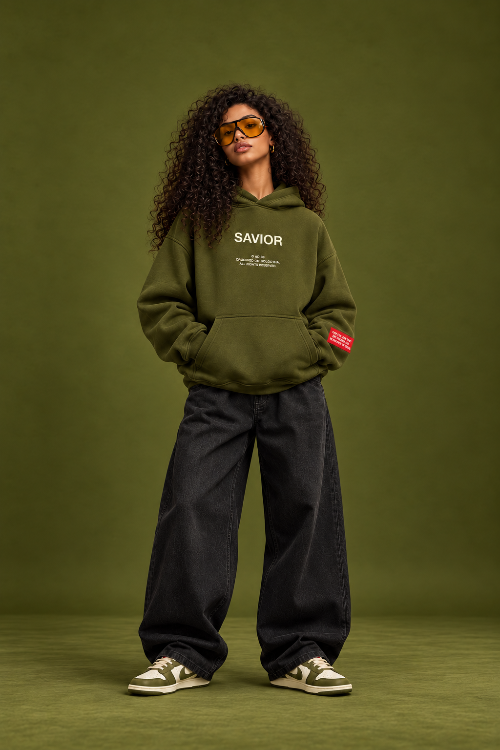 Savior Hoodie- Olive