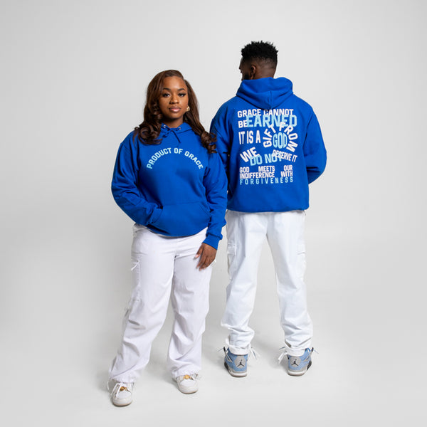 Product of Grace Hoodie - Blue