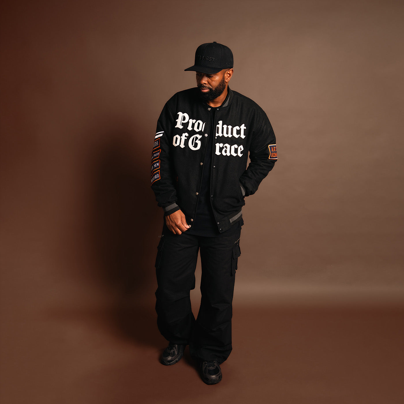 Product of Grace Letterman Jacket