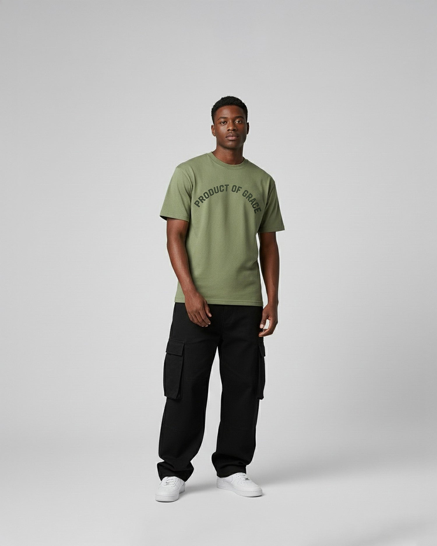 Product of Grace Box Tee- Mint