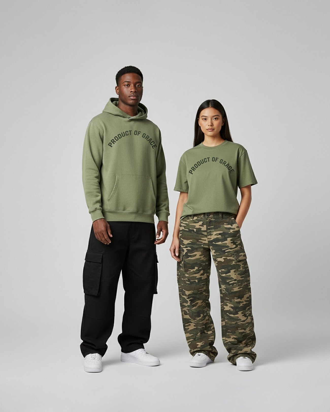 Product of Grace Hoodie-Mint