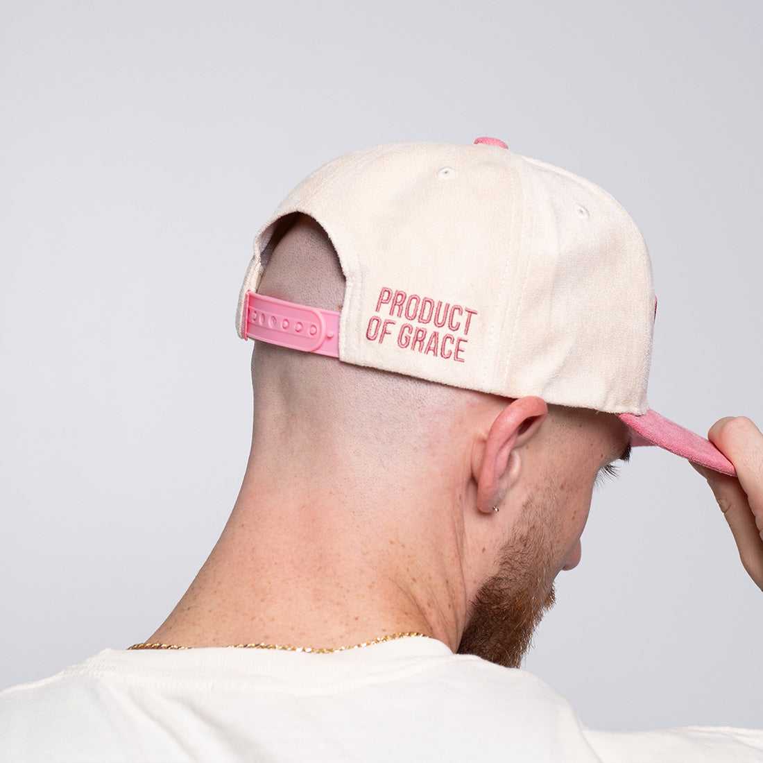 Suede YHWH Snapback - Pink