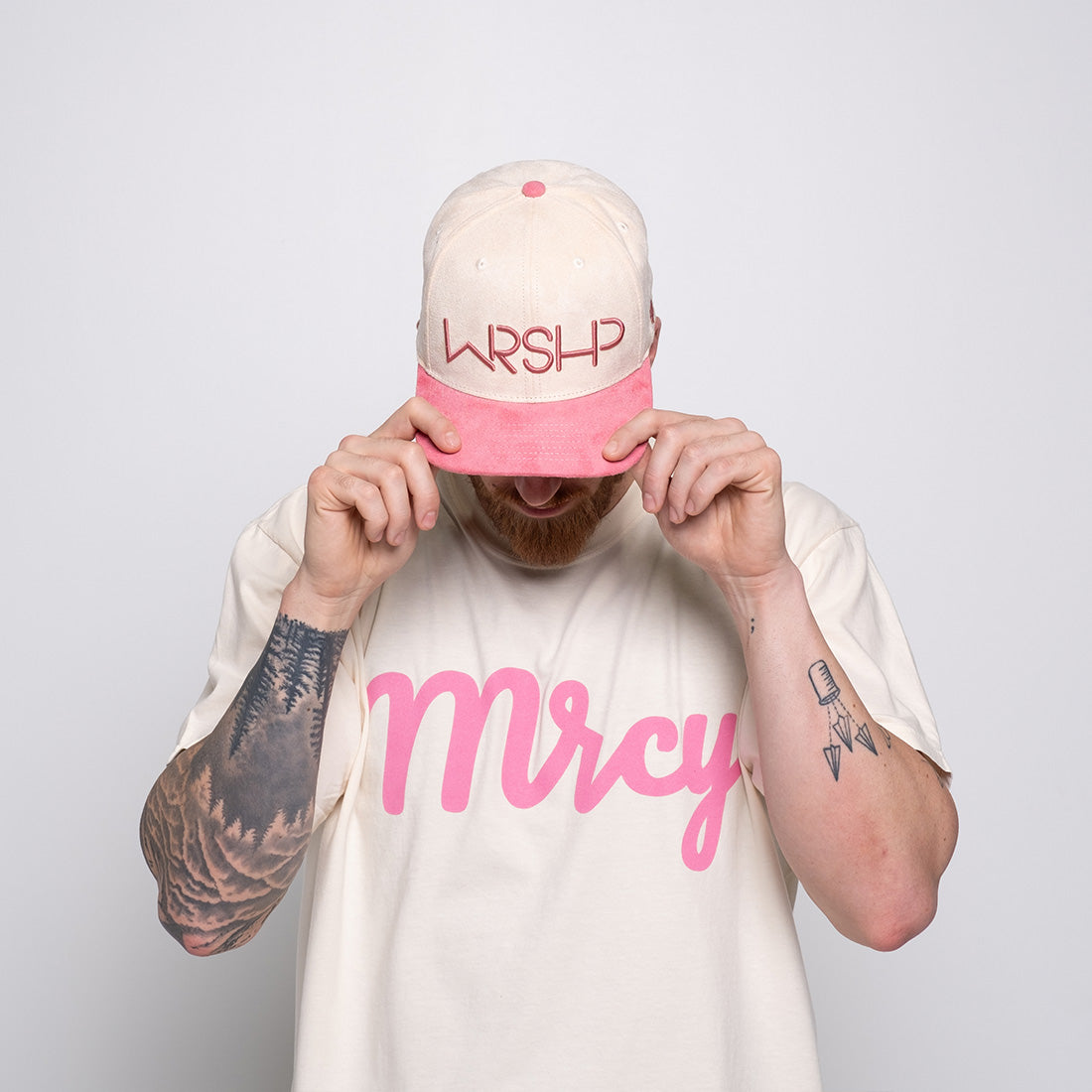 Suede WRSHP Snapback - Pink